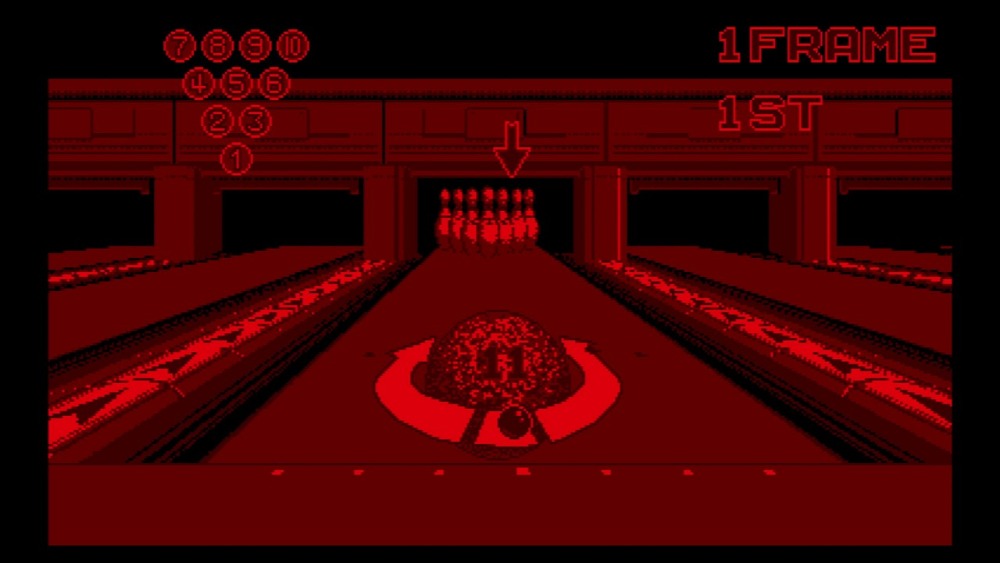 『バーチャルボウリング』スクリーンショット