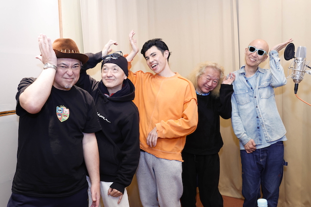 「よしおと爆風の、ええじゃないか盆踊り~武道館で編」レコーディングの様子