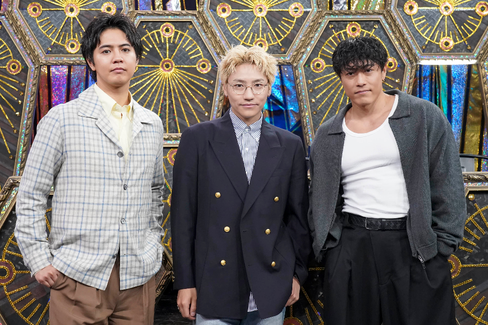 （左から）GENERATIONSの片寄涼太、小森隼、 中務裕太