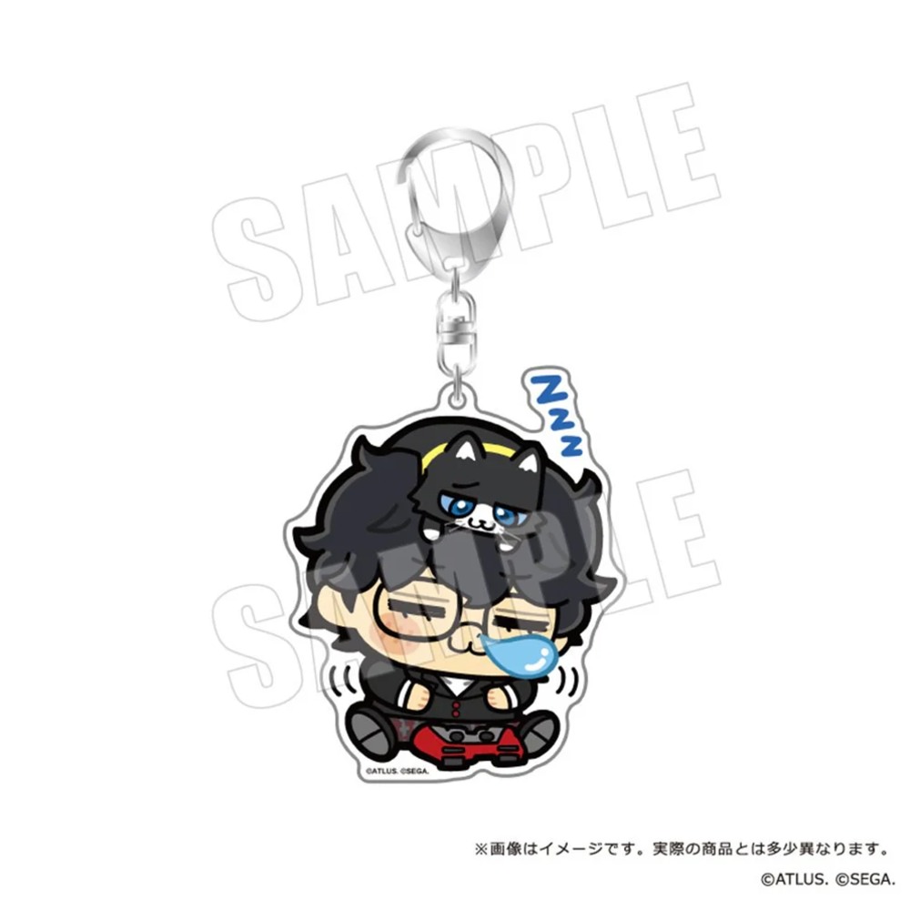P30th　主人公×ぶくぶ　おおきめアクリルキーホルダー