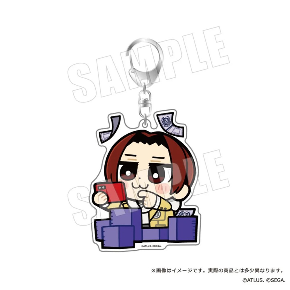 P30th　主人公×ぶくぶ　おおきめアクリルキーホルダー