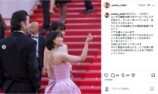 岸井ゆきの、ピンクのドレス姿で指ハートの画像