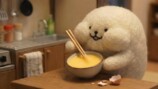 謎の爆食キャラ「しろまるくん」