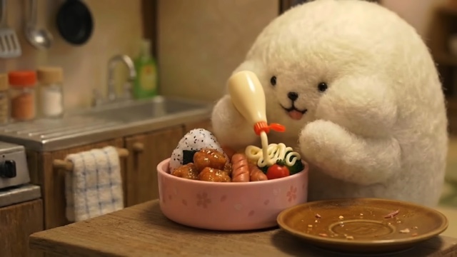 謎の爆食キャラ「しろまるくん」