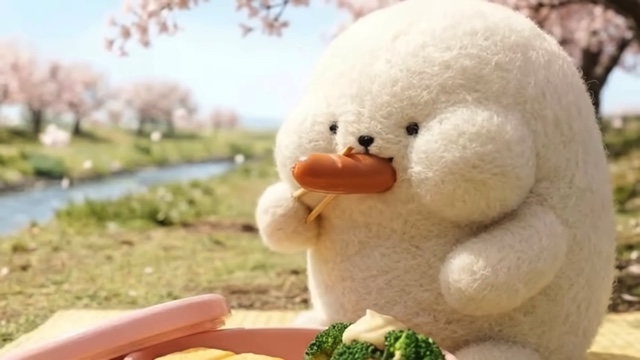 謎の爆食キャラ「しろまるくん」