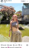 LE SSERAFIM SAKURA、“伝説”のピンクヘアの画像