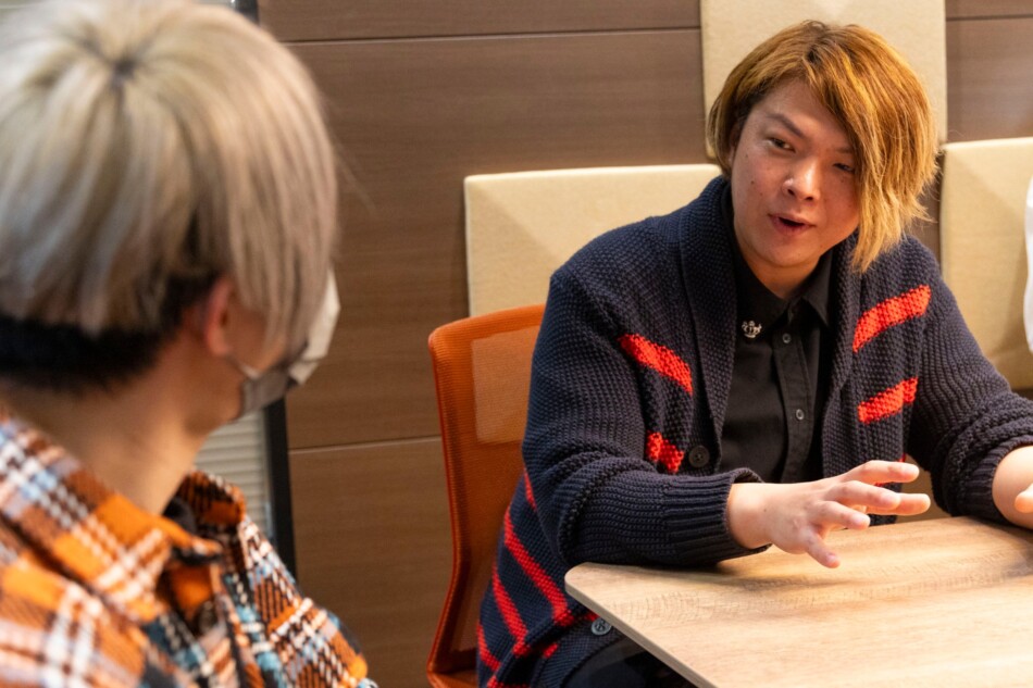 構想を語る藤永