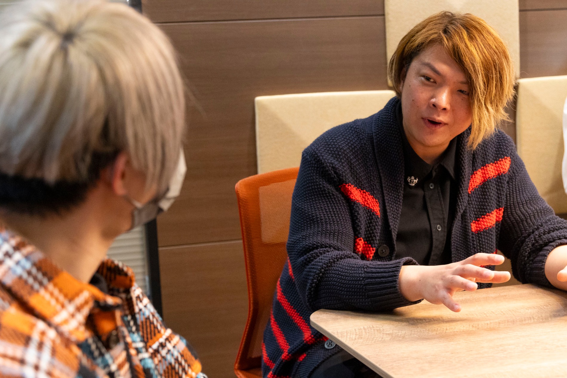 構想を語る藤永