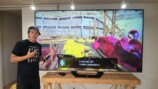 カズが紹介した100インチのテレビ