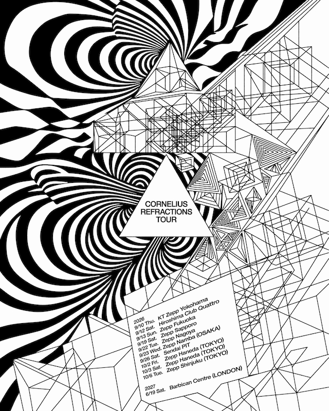 『CORNELIUS REFRACTIONS TOUR 2026』告知画像