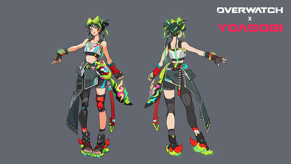YOASOBI×『オーバーウォッチ』コラボ発表の画像