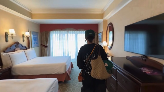 仲が宿泊した香港のディズニーランドホテルのスイートルーム