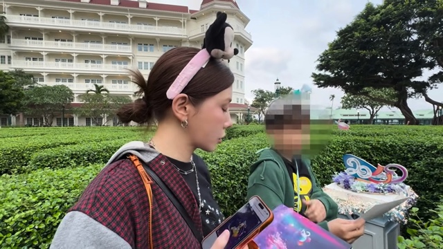 仲が宿泊した香港のディズニーランドホテルのスイートルーム