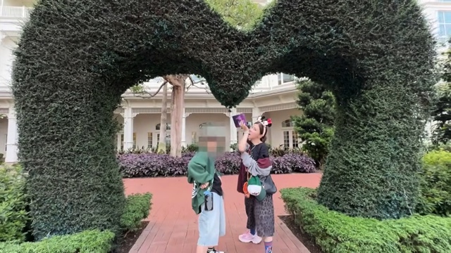 仲が宿泊した香港のディズニーランドホテルのスイートルーム