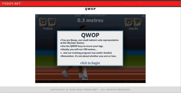 『QWOP』とゲーム実況の衝撃 ベネット・フォディの足跡から辿る、激動のFLASHゲーム時代