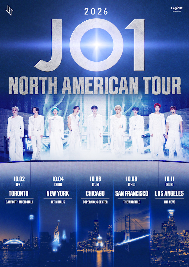 『2026 JO1 NORTH AMERICAN TOUR』告知画像