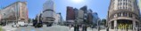 地下日本一の場所。銀座四丁目交差点をパノラマでシュート