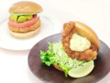 ハンバーガーの断面