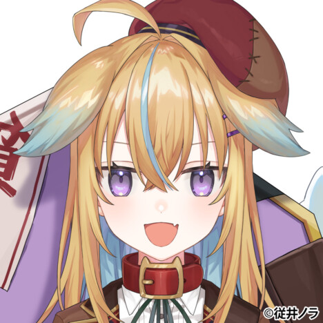 VTuberの従井ノラ