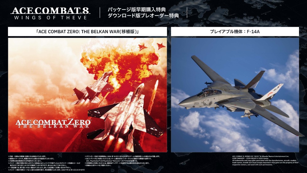 パッケージ版早期購入特典/ダウンロード版プレオーダー特典