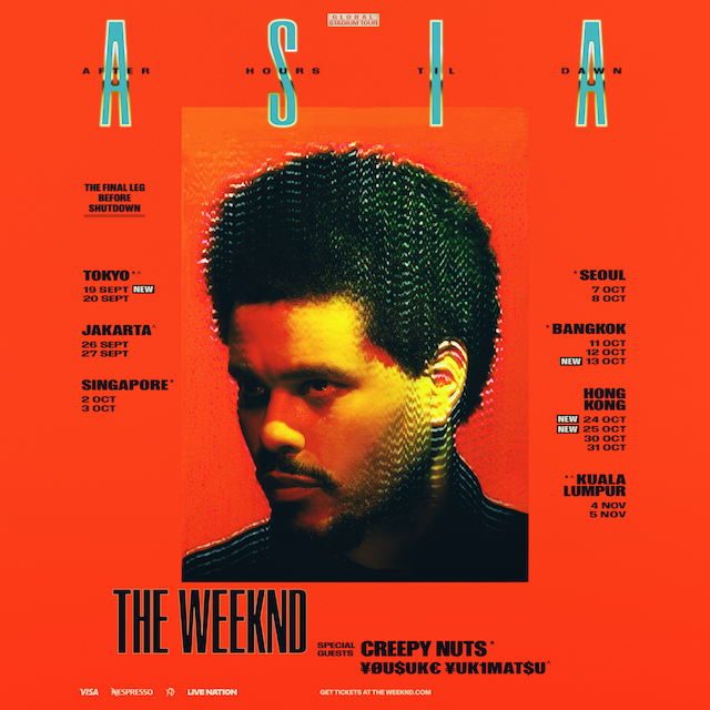 『The Weeknd: After Hours Til Dawn Tour THE FINAL LEG / LIVE IN ASIA』告知画像