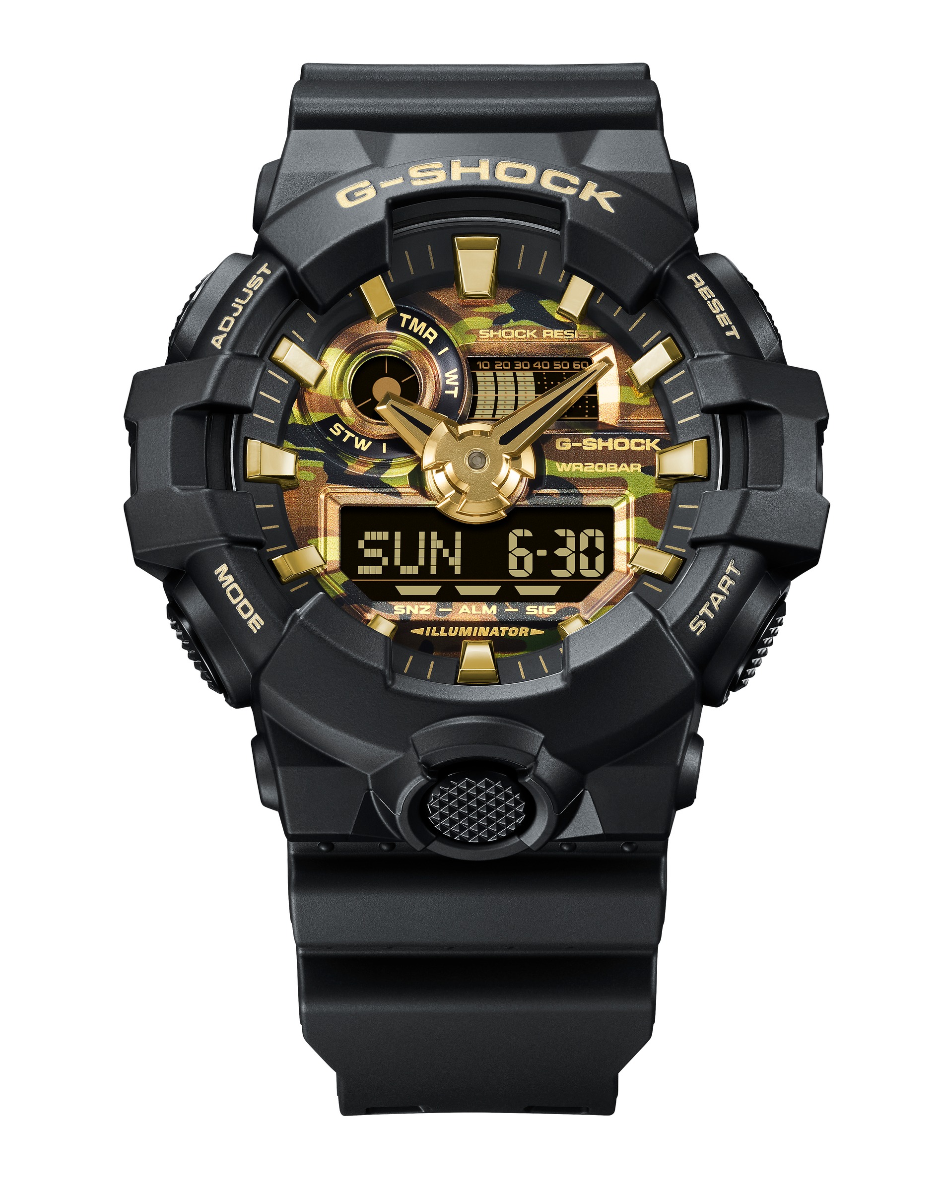 耐衝撃ウオッチ『G-SHOCK』と『BABY-G』のカモフラージュ柄