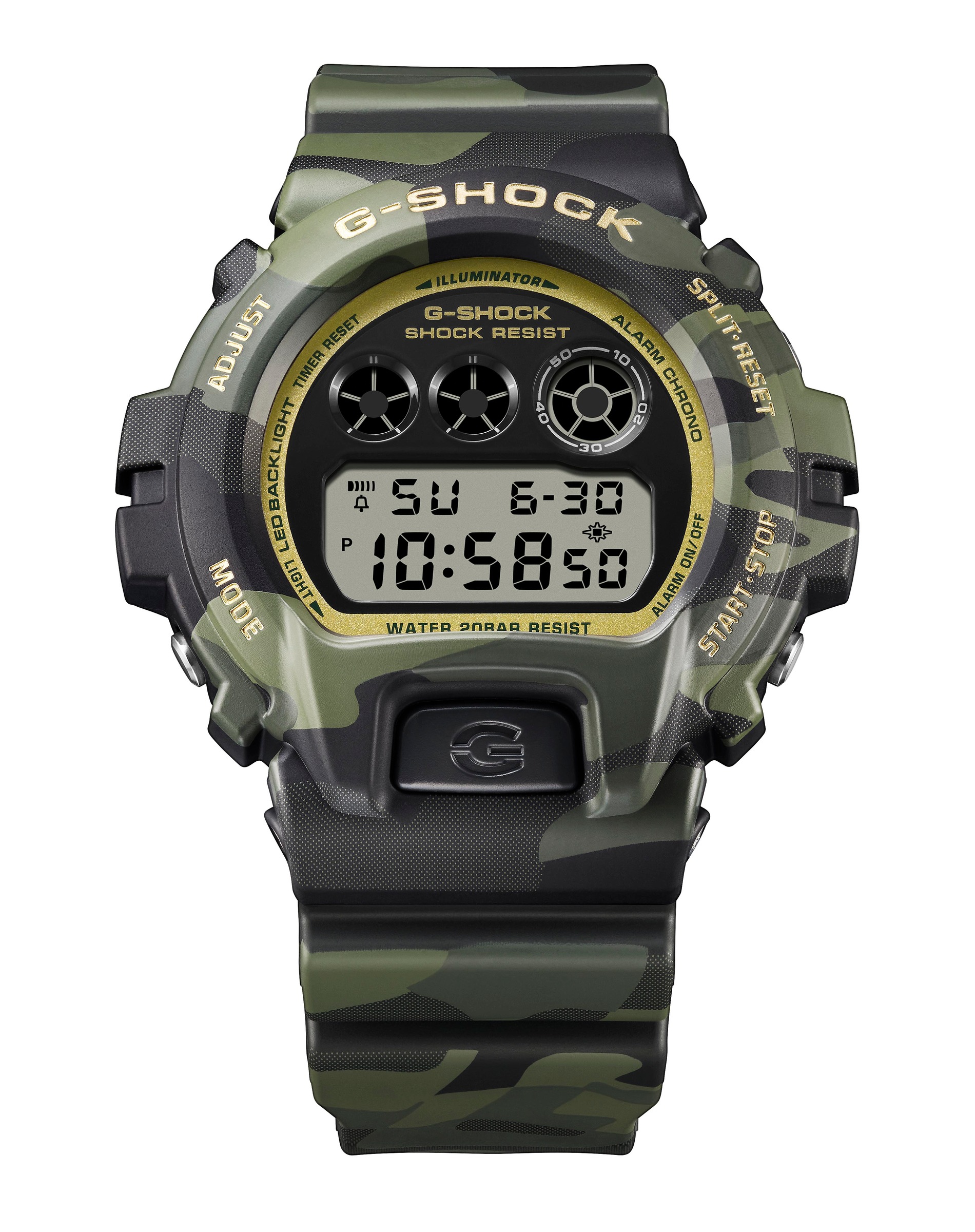 耐衝撃ウオッチ『G-SHOCK』と『BABY-G』のカモフラージュ柄