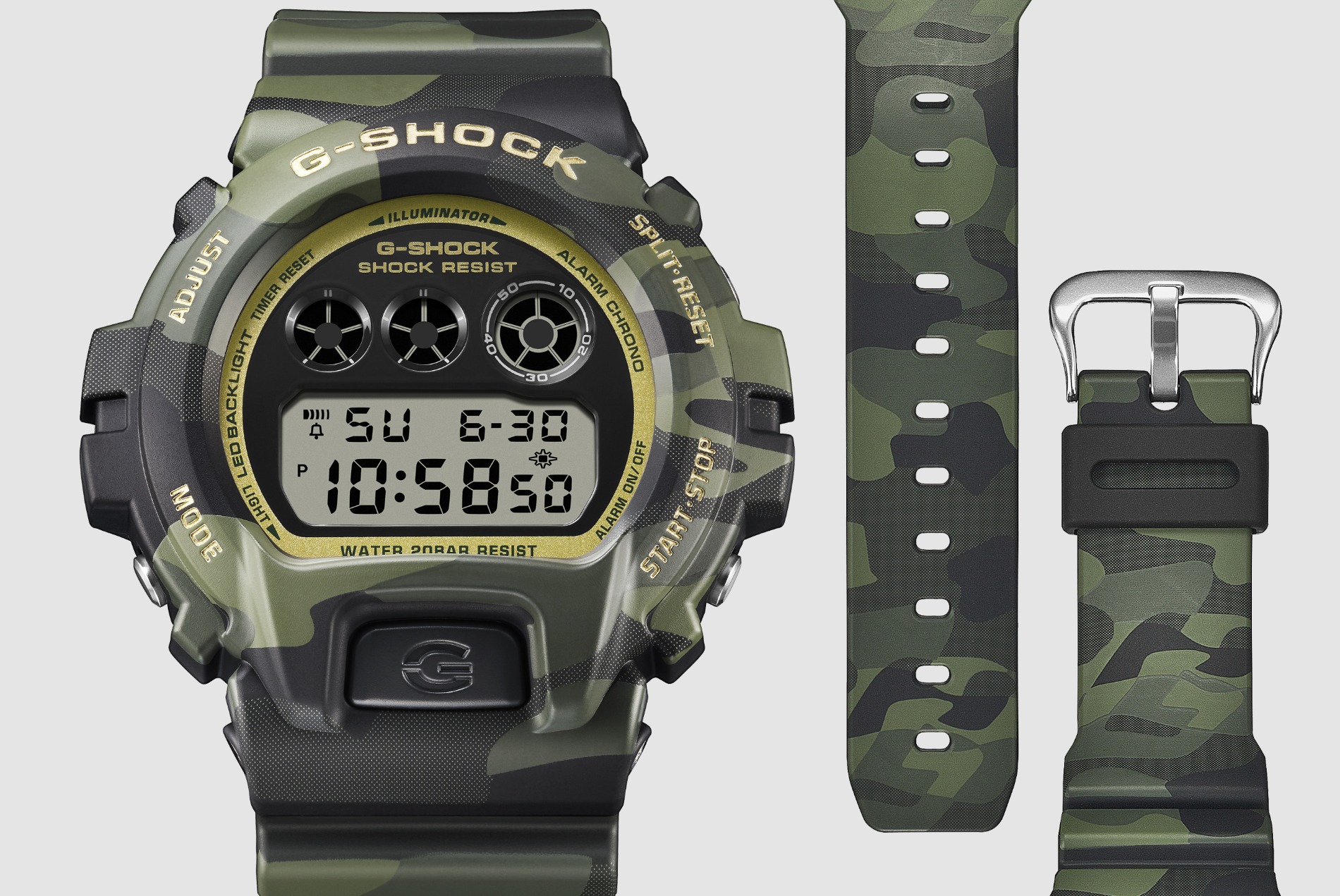 耐衝撃ウオッチ『G-SHOCK』と『BABY-G』のカモフラージュ柄