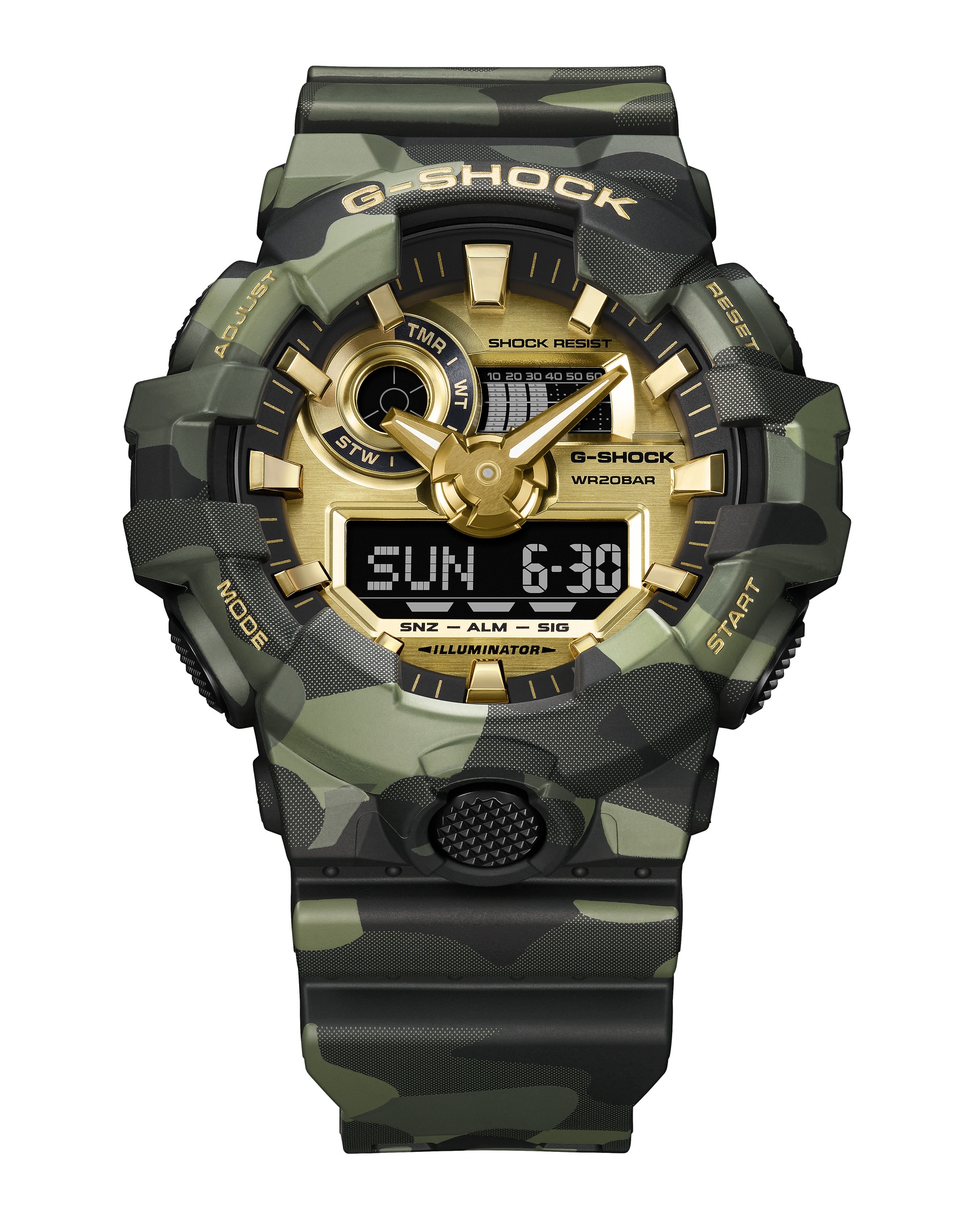 耐衝撃ウオッチ『G-SHOCK』と『BABY-G』のカモフラージュ柄