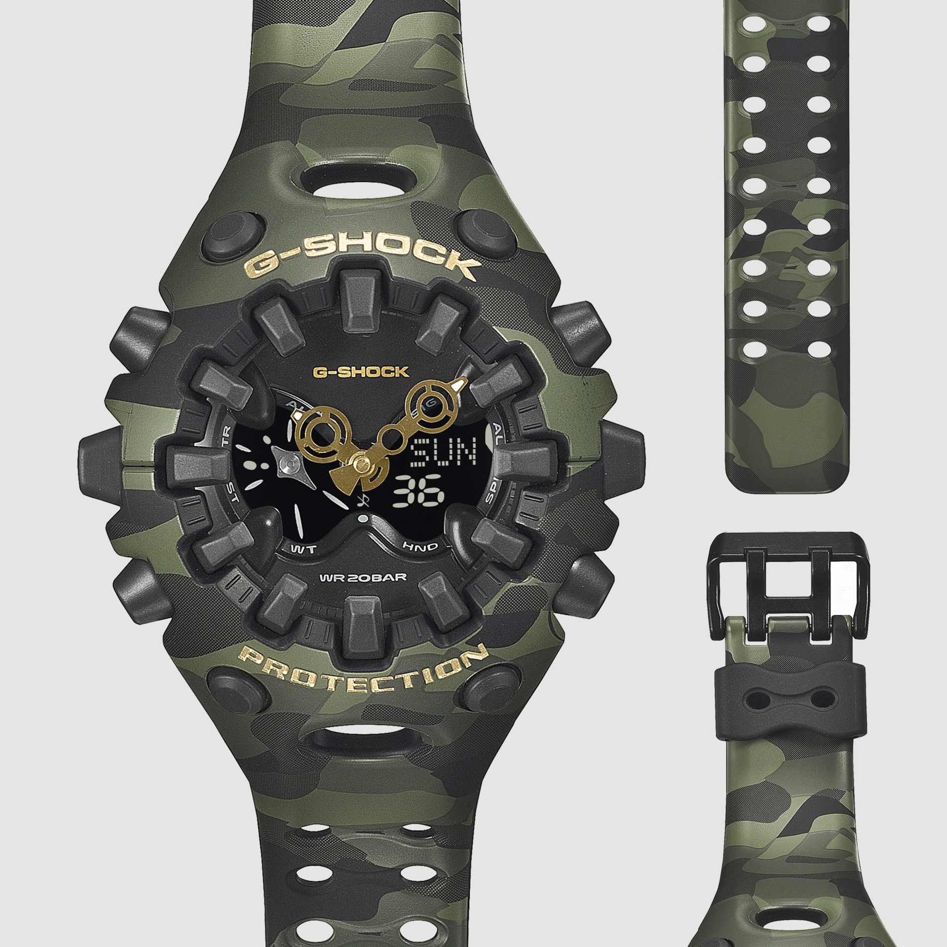 耐衝撃ウオッチ『G-SHOCK』と『BABY-G』のカモフラージュ柄