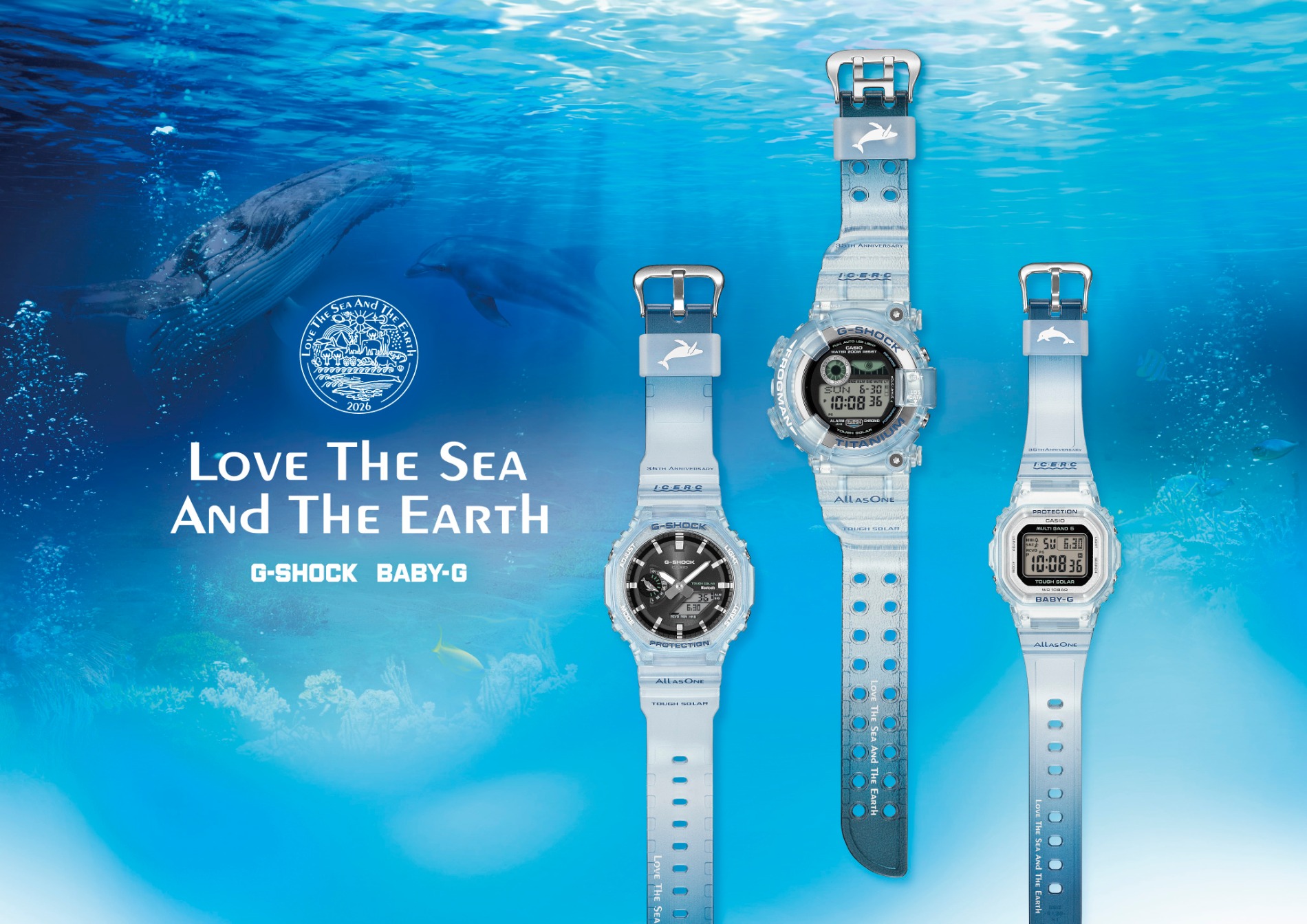  G-SHOCK＆BABY-Gが"イルクジ"3モデル発売
