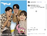 鬼頭明里×下野紘×花江夏樹がプリクラ満喫の画像
