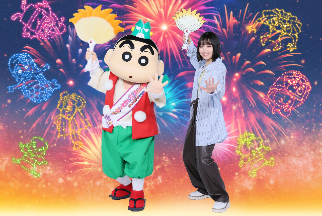 TOMOO×着ぐるみ（しんのすけ）スチール