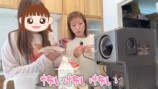 ソフトクリームメーカーを楽しむ辻希美