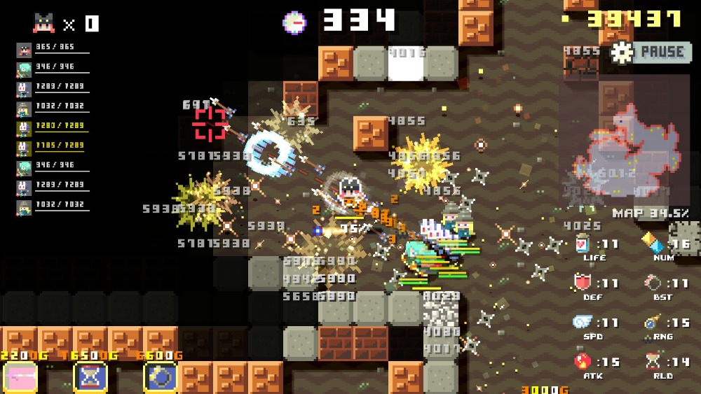 『ダンジョン崩し』スクリーンショット