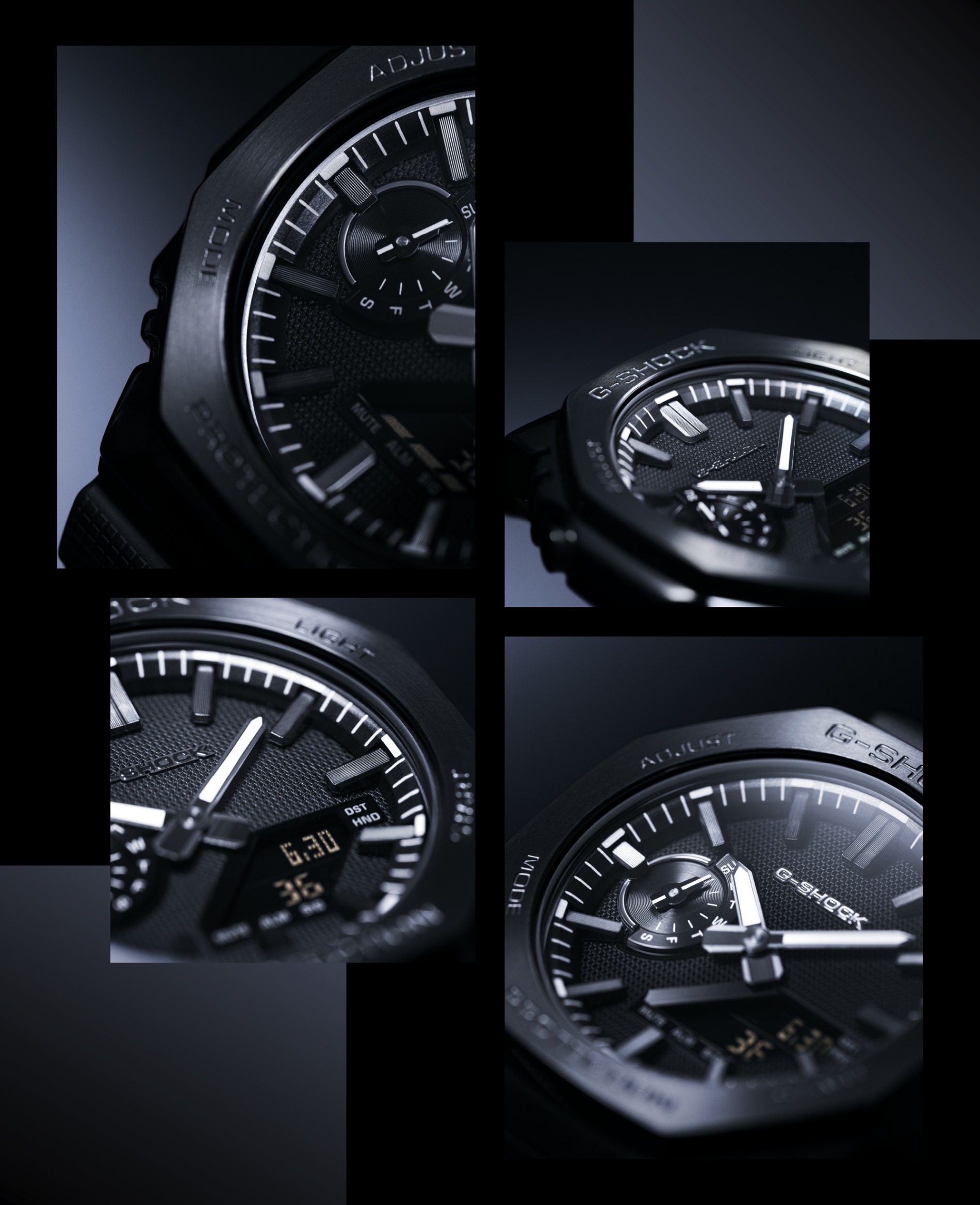 G-SHOCK"2100"に漆黒の新作4モデルの画像