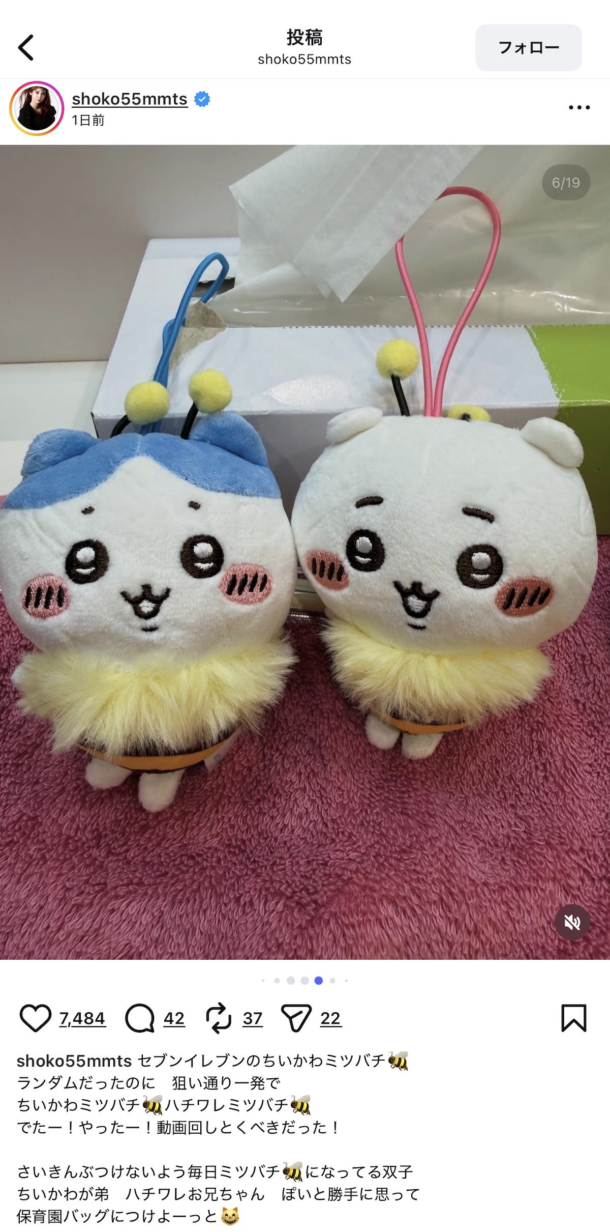 中川翔子、双子はちいかわ＆ハチワレ似？の画像