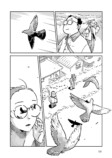 【漫画】通勤時にハトとおじさんと遭遇ーーの画像