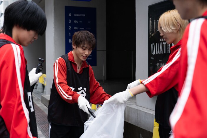 つば男、清掃活動＆フリーライブ徹底レポ