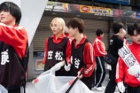 つば男渋谷クリーンパトロールの様子