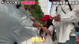 家族でいちご狩りを楽しむカジサック