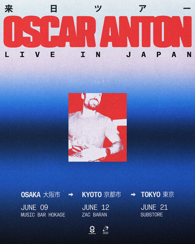 オスカー・アントン『OSCAR ANTON LIVE IN JAPAN』フライヤー