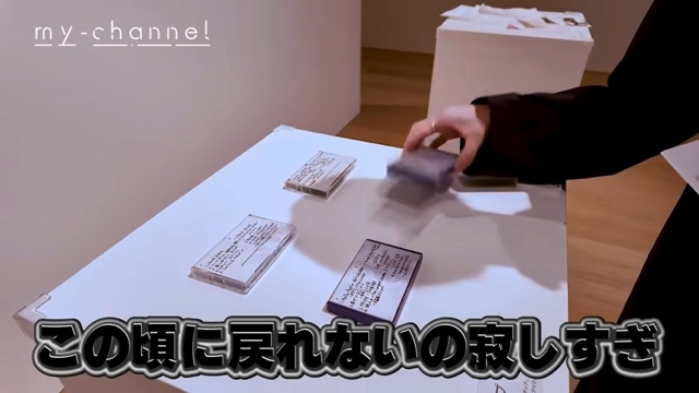 『平成恋愛展』を満喫する白石麻衣