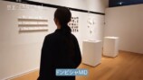 『平成恋愛展』を満喫する白石麻衣