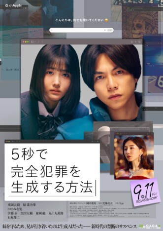 重岡大毅主演『5秒で完全犯罪を生成する方法』予告編公開 韓国でワールドプレミア上映も