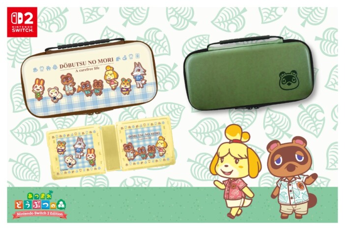 『あつまれ どうぶつの森』デザインのSwitch 2用アクセサリー3種が登場 たぬきち印のデザインも