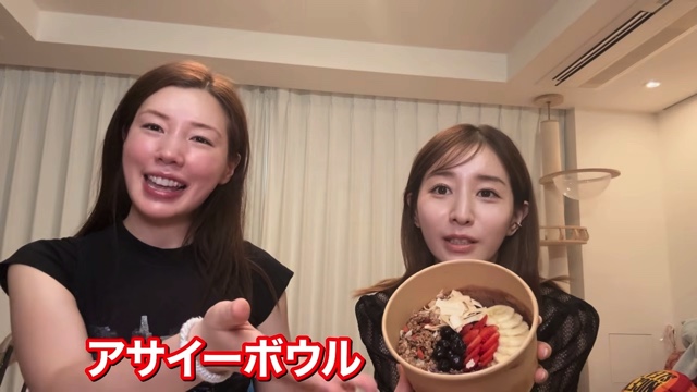 互いの食生活について語る仲里依紗と田中みな実