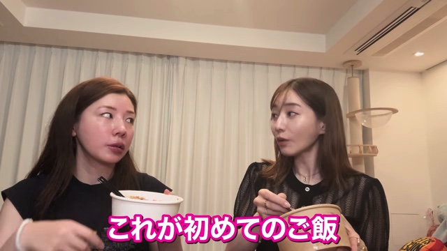 互いの食生活について語る仲里依紗と田中みな実