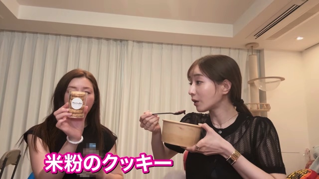 互いの食生活について語る仲里依紗と田中みな実
