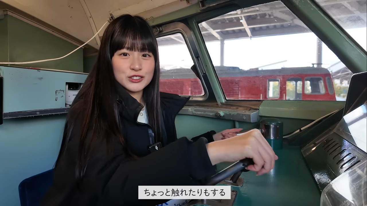 しおねる、鉄道博物館で0系新幹線に大興奮の画像